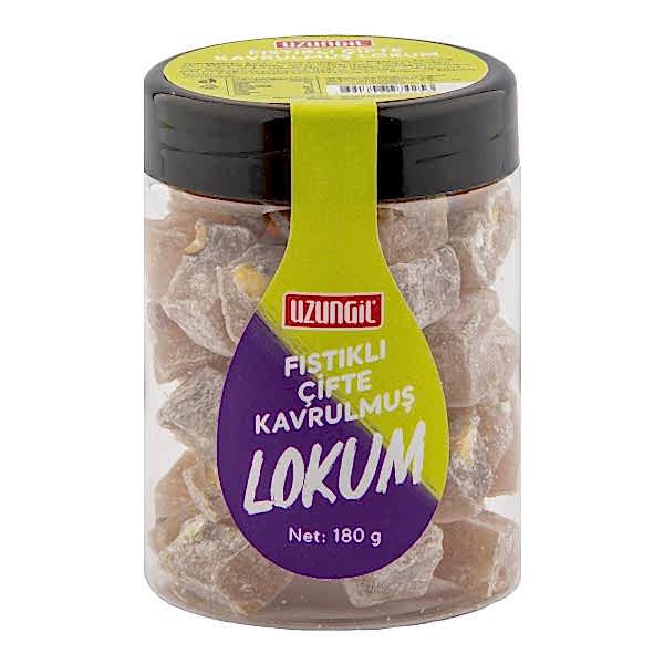 Fıstıklı Çifte Kavrulmuş Lokum 180 Gr