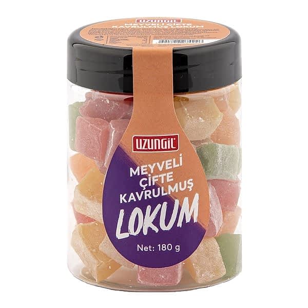 Meyveli Çifte Kavrulmuş Lokum 180 Gr