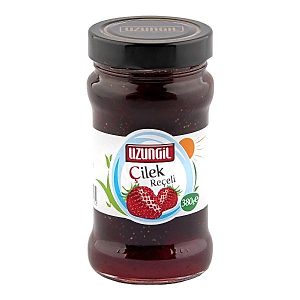 Çilek Reçeli Cam Kavanoz 380 Gr