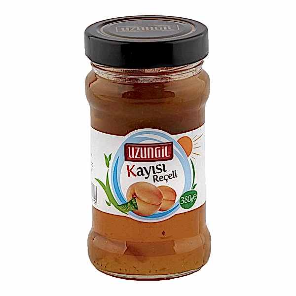 Kayısı Reçeli Cam Kavanoz 380 Gr