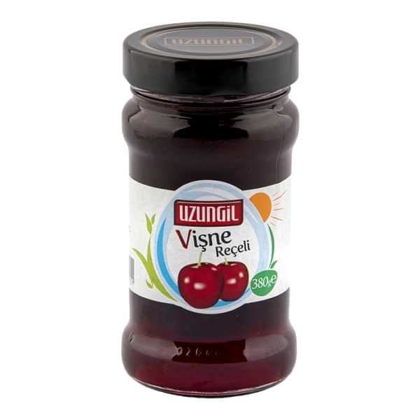 Vişne Reçeli Cam Kavanoz 380 Gr