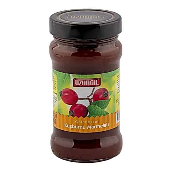 Kuşburnu Marmelatı Cam Kavanoz 380 Gr