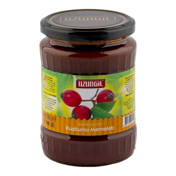 Kuşburnu Marmelatı Cam Kavanoz 700 Gr