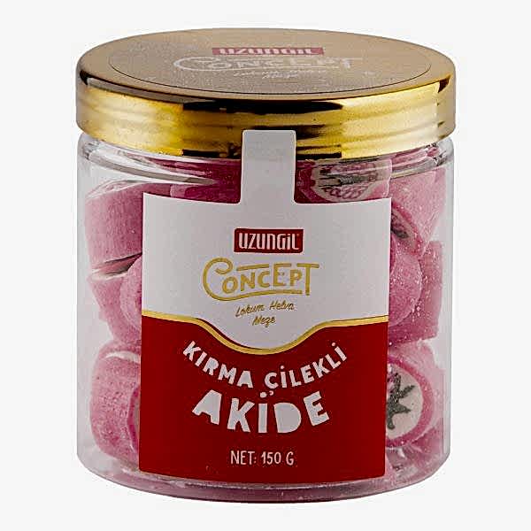Kırma Çilekli Akide Şekeri 150 Gr
