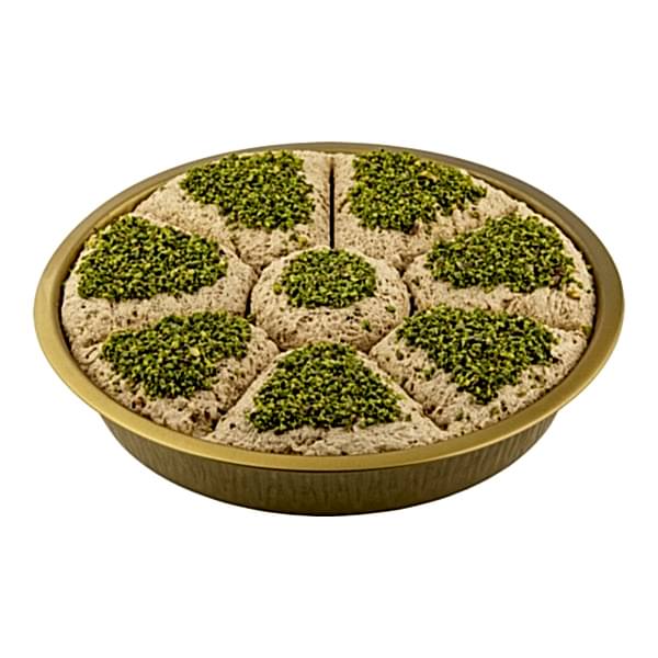 Tepsi Helva Sade Fıstıklı Papatya Dilim