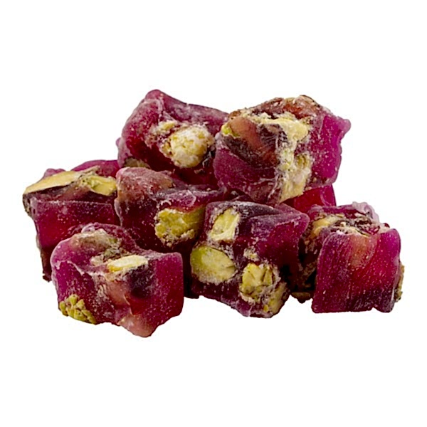 Çifte Kavrulmuş Pudralı Narlı Antep Fıstıklı Lokum