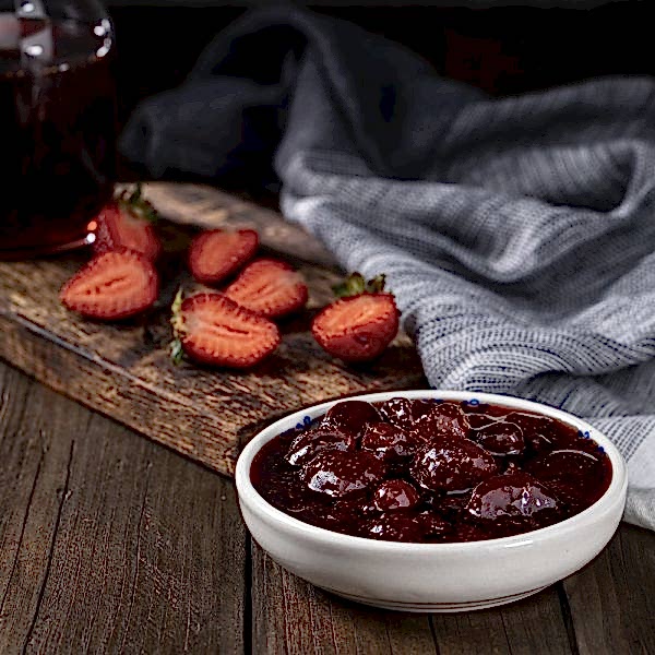 Çilek Reçeli Cam Kavanoz