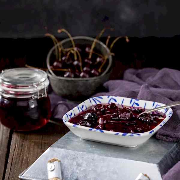 Vişne Reçeli Cam Kavanoz