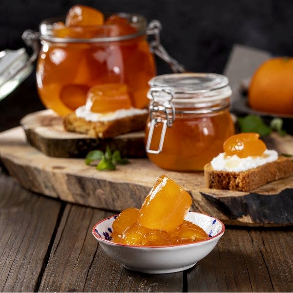 Turunç Kabuğu Reçeli Cam Kavanoz