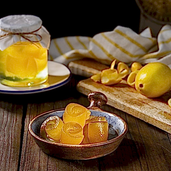 Bergamot Kabuğu Reçeli Cam Kavanoz