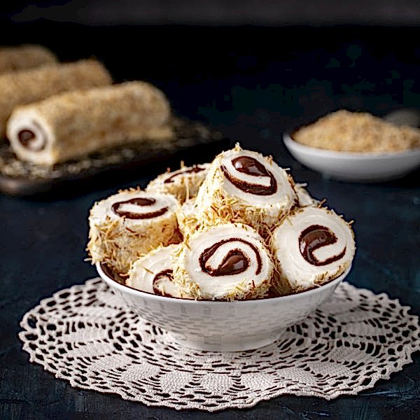 Sultan Kadayıflı Çikolatalı Lokum Hediyelik Kutu