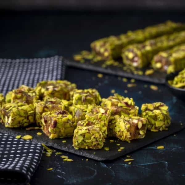 Special File Antep Fıstık Kaplı Lokum Hediyelik Kutu