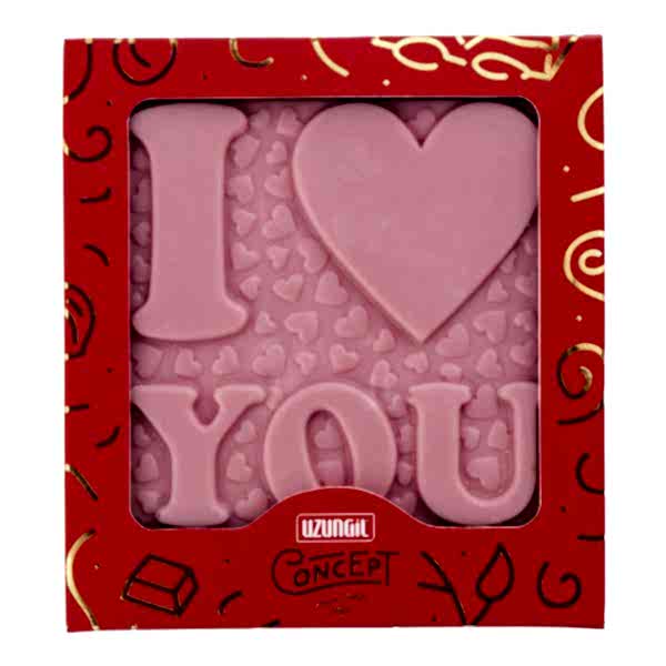 Love You Rubi Pembe Çikolata 75 Gr